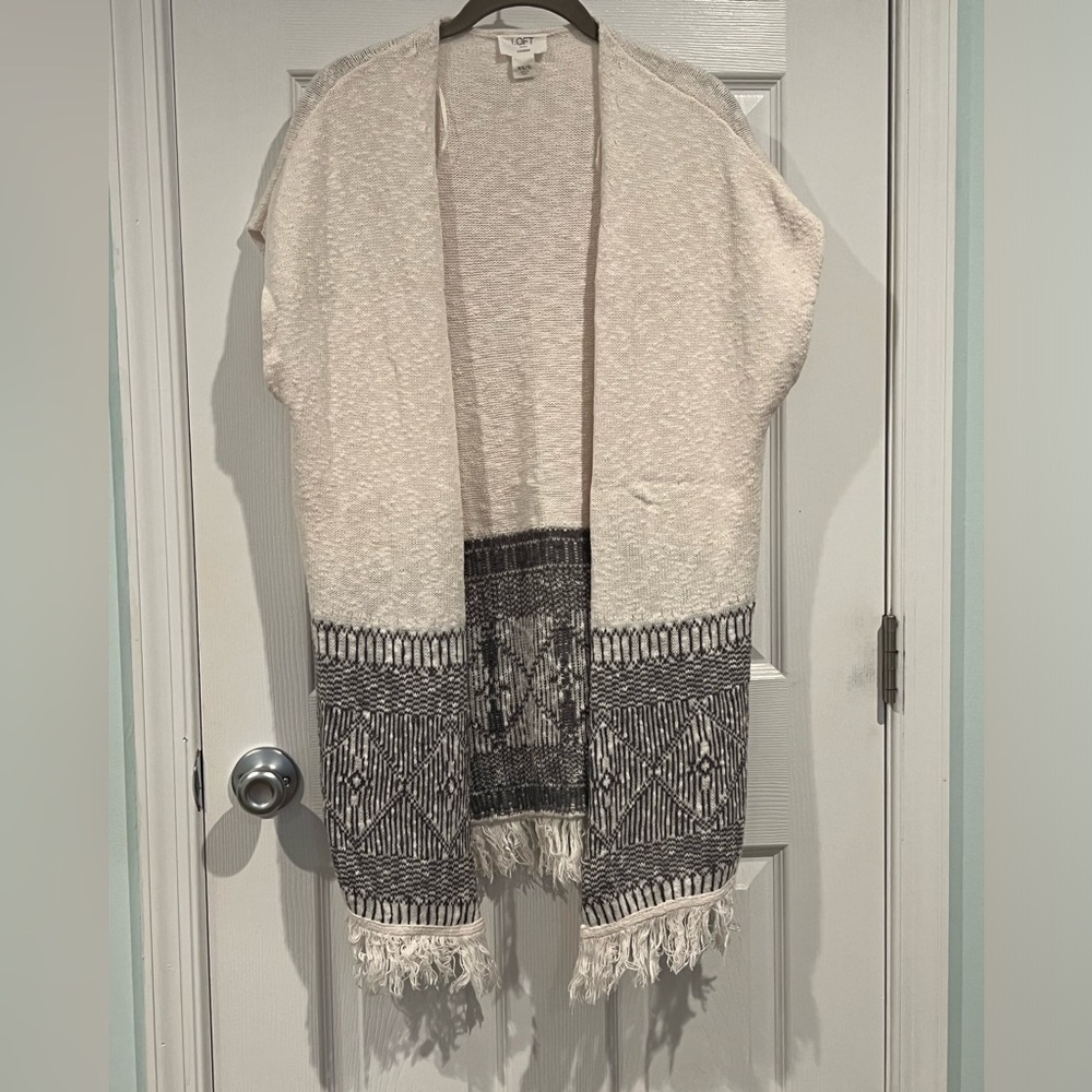 Loft Outlet Short Sleeved Cardigan Sz XS/S